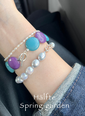 天然珍珠法式极简轻奢高品质手链