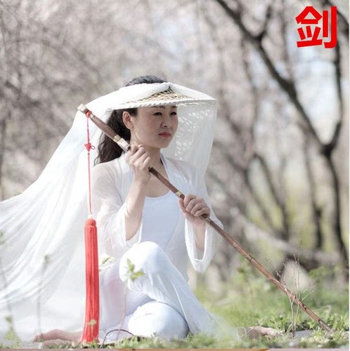 影楼侠客古风公主汉服遮脸面纱
