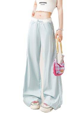 蕾丝花边甜美休闲裤女夏季