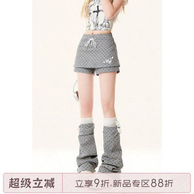 韩系波点休闲短裤女士2026夏季