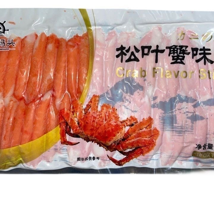 万国码头松叶蟹味柳7#4型号偏硬蟹肉冷冻日式寿司火锅蟹棒刺身