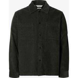 代购SELECTED思莱德男士夹克保暖耐用灯芯纯色日常通勤外套简约