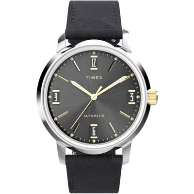 代购Timex天美时手表男腕表自动上链夜光刻度日期显示计时皮带钢