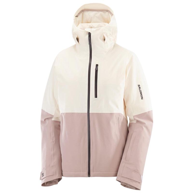 代购SALOMON萨洛蒙女士冲锋衣防风耐磨防水保暖户外登山外套爆款