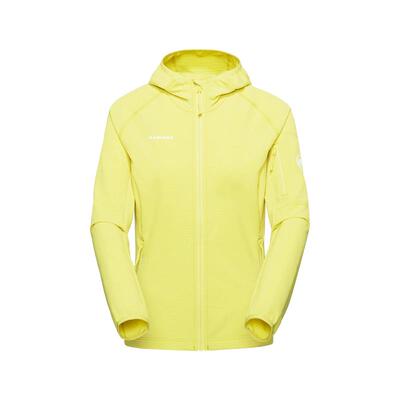 代购Mammut女士抓绒衣防风透气抗异味户外夹克连帽长袖保暖外套