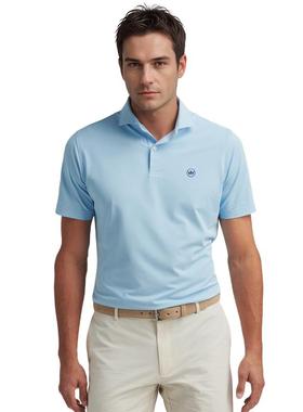 代购peter millar男士高尔夫运动短袖衫UPF防晒透气弹力面料