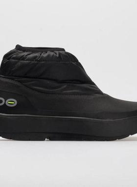 代购Oofos女士徒步鞋缓震减压足弓支撑吸收冲击舒适缓震黑色