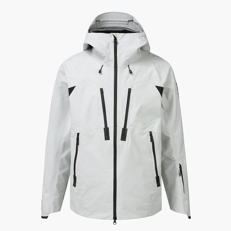 代购SALOMON萨洛蒙男士冲锋衣防水防风透气户外夹克连帽长款