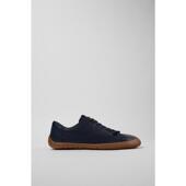 透气轻便柔软鞋 休闲鞋 底赤足感蓝色小牛皮 Camper男士 代购