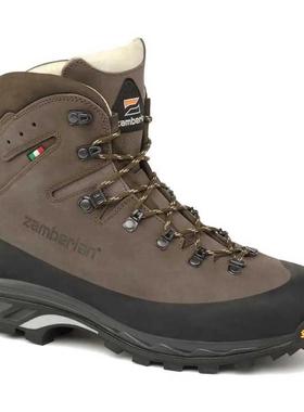 代购Zamberlan男士徒步鞋防水防滑保暖登山鞋高帮系带户外鞋