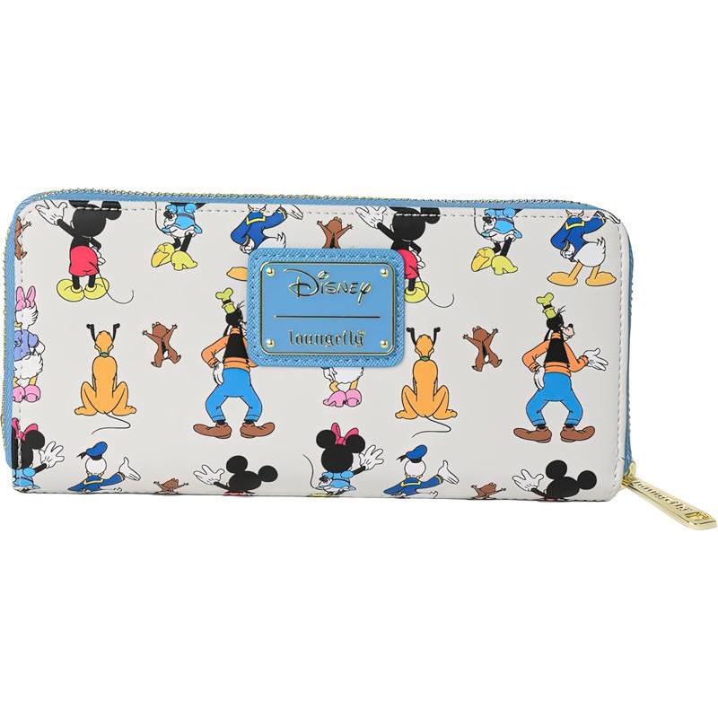 代购Loungefly女士迪士尼钱包多卡位收纳身份证窗口硬币袋纸币槽
