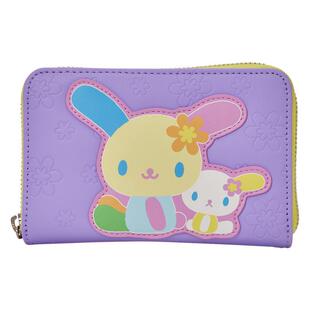 代购 Loungefly男女钱包多卡位带透明ID槽拉链闭合内部多色衬里