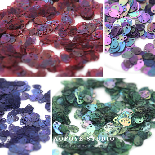 【5*7mm】小水滴亮片装饰亮片