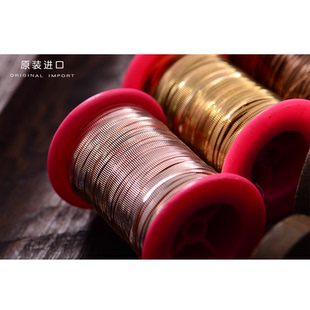 进口印度丝 原装条纹扁丝金属丝 法式刺绣胸针服装材料 1.6mm宽度