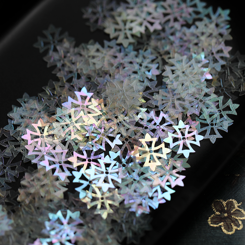 【12mm十字花朵】法式刺绣亮片婚纱服装异形亮片 耐高温彩贝系列,居家布艺,珠子/钻饰/花朵等配饰,淘宝优惠券,粉丝福利购,淘宝优惠卷