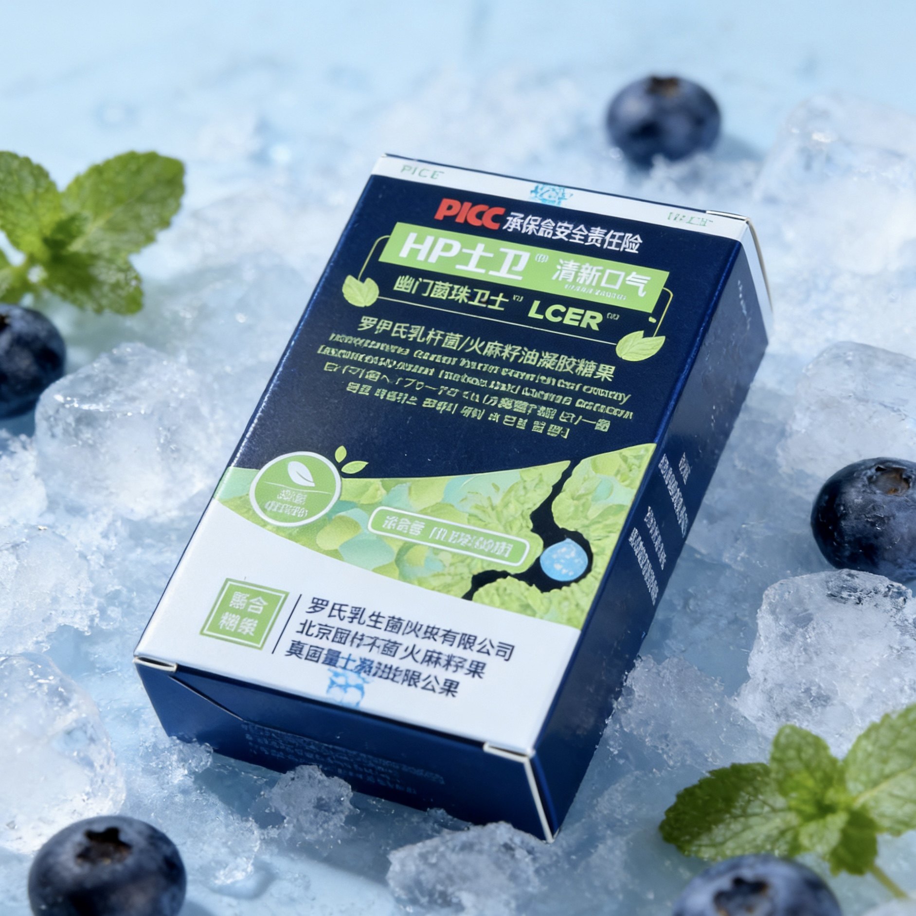 罗伊氏乳杆菌麻籽油凝胶糖果