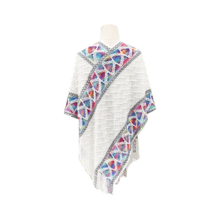 春秋民族风披肩外搭女针织旗袍套头披风配裙子保暖大草原旅游拍照