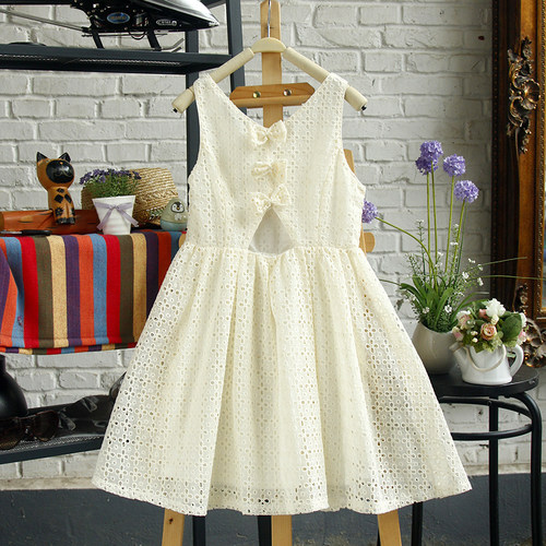 古着vintage复古穿搭y2k千禧风亚文化外贸日单纯棉少女连衣裙短裙