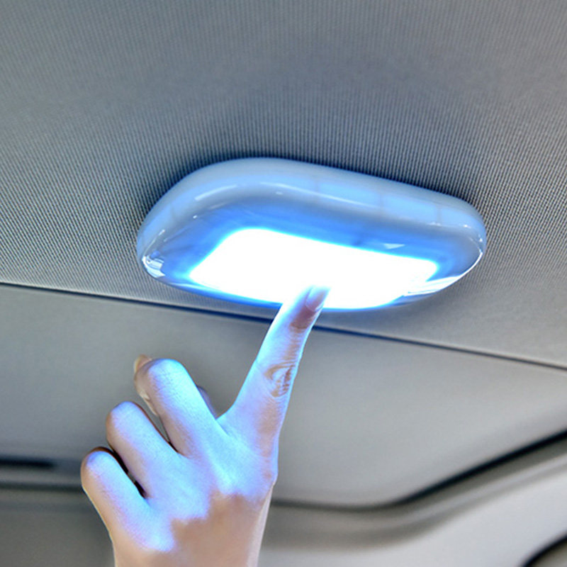 led汽车阅读灯车内灯车顶灯顶棚照明灯改装后备箱灯充电车载灯