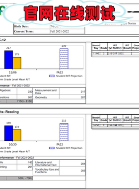 英语MAP测试国际双语学校英文学习美国留学入学期中期末考察考试