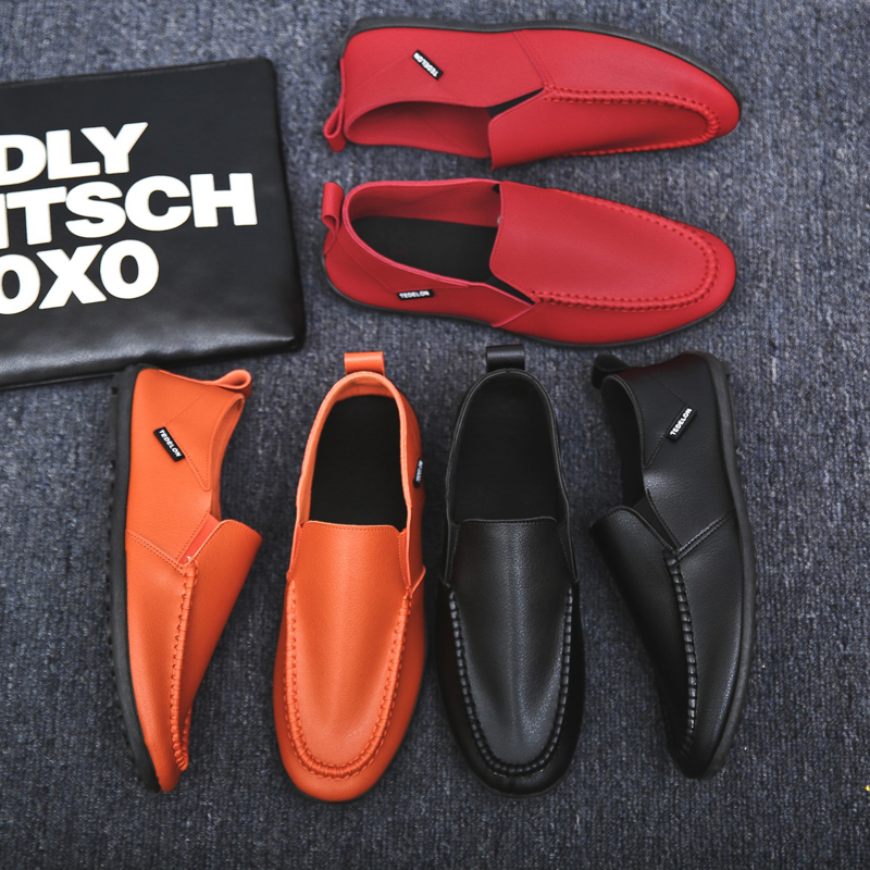 Autumn new pattern shoes Korean Edition leisure time Baby leather shoes man Trend Student network soft sole peas Versatile Trendy shoesin the Men's Shoes, Low shoes  category - from Buy2taobao.com to provide professional Taobao agent buy service