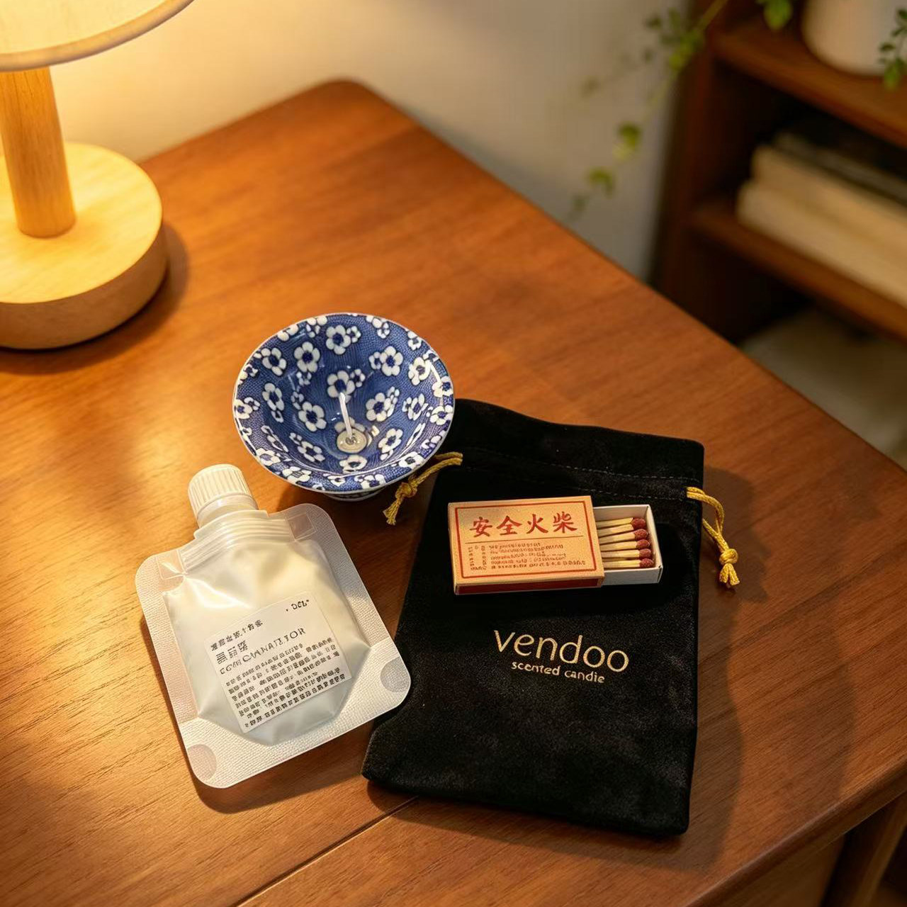 香薰DIY材料包安全火柴新中式香薰DIY材料/工具