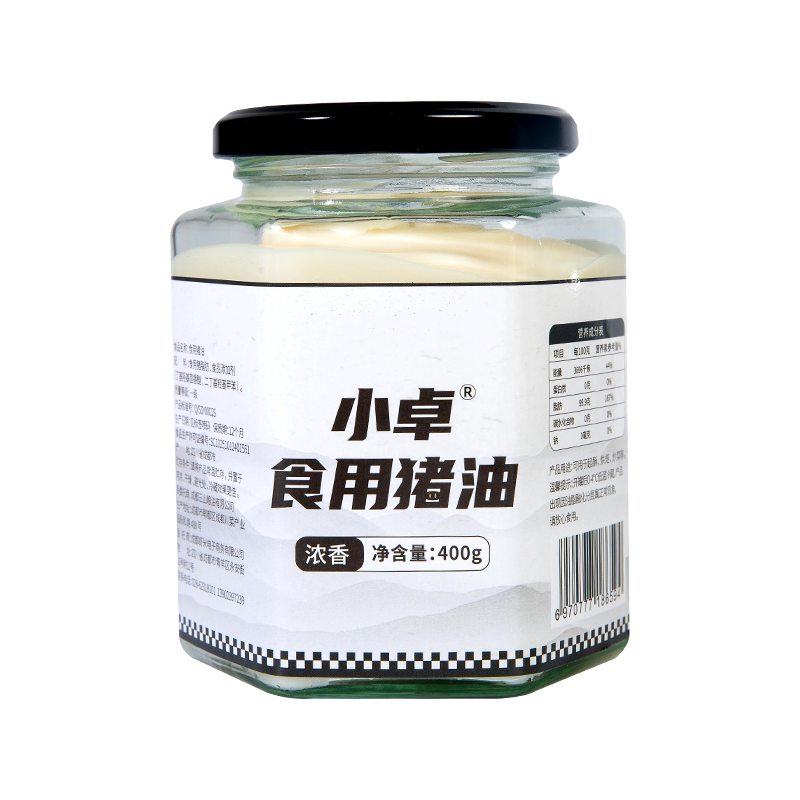 小卓浓香食用猪油罐装