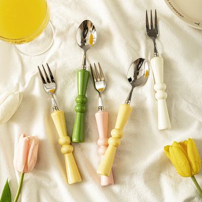 摩登主妇Mellow不锈钢勺子叉子