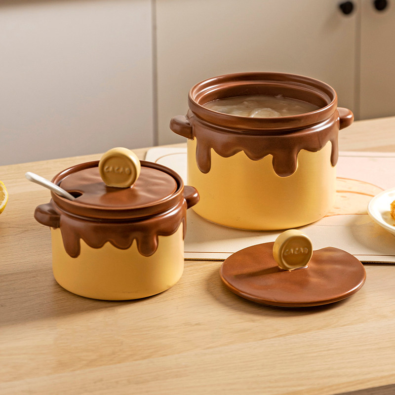 摩登主妇猪油罐陶瓷厨房家用耐高温调味罐食品级辣椒油专用调料罐