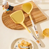 硅胶锅铲食品级耐高温家用炒菜勺铲子套装 摩登主妇&黄油小熊