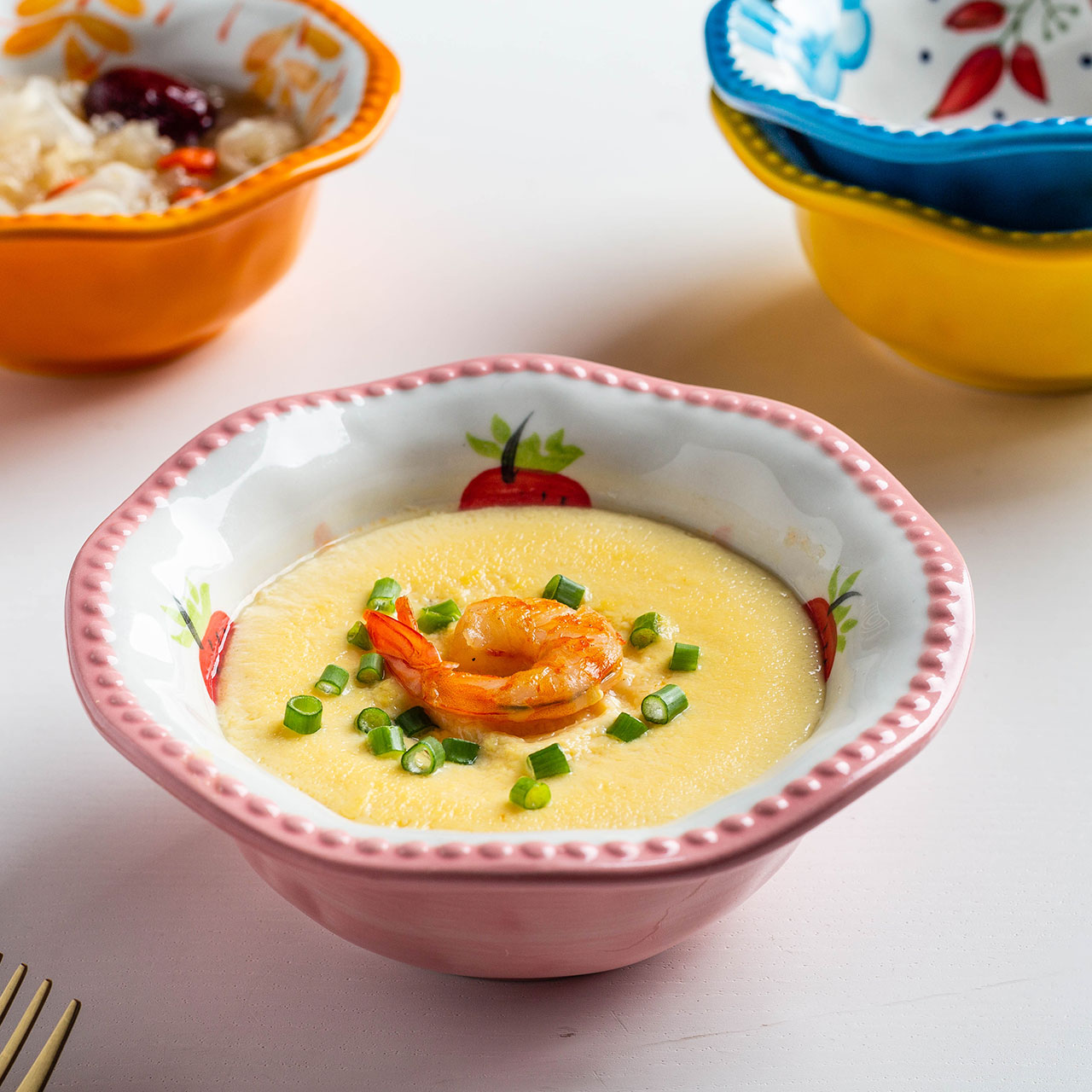 Modern housewife pearl point lace microwave creative soup noodle bowl