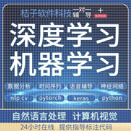 Python代编程深度学习神经网络自然语言处理数据预测知识图谱接单