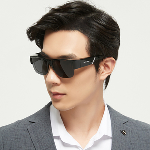 oneone仰望眼镜偏光套镜近视太阳镜女可套近视特斯开车拉卡墨镜男