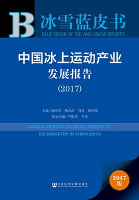 中国冰上运动产业发展报告（2017）孙承华 杨占武 刘戈 主编 官方正版 皮书系列 冰雪蓝皮书-冰上运动产业