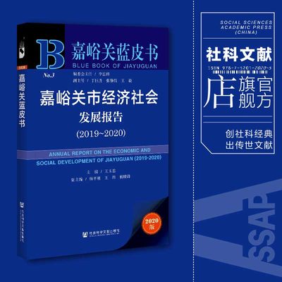 现货 官方正版 嘉峪关市经济社会发展报告（2019~2020）王玉忠 杨平刚 王炜 嘉峪关蓝皮书 社会科学文献出版社 202104