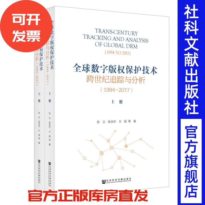 （封库不上）全球数字版权保护技术跨世纪追踪与分析（1994~2017）（上下册） 张立 张凤杰 王瑶 等著 版权 专利检索分析
