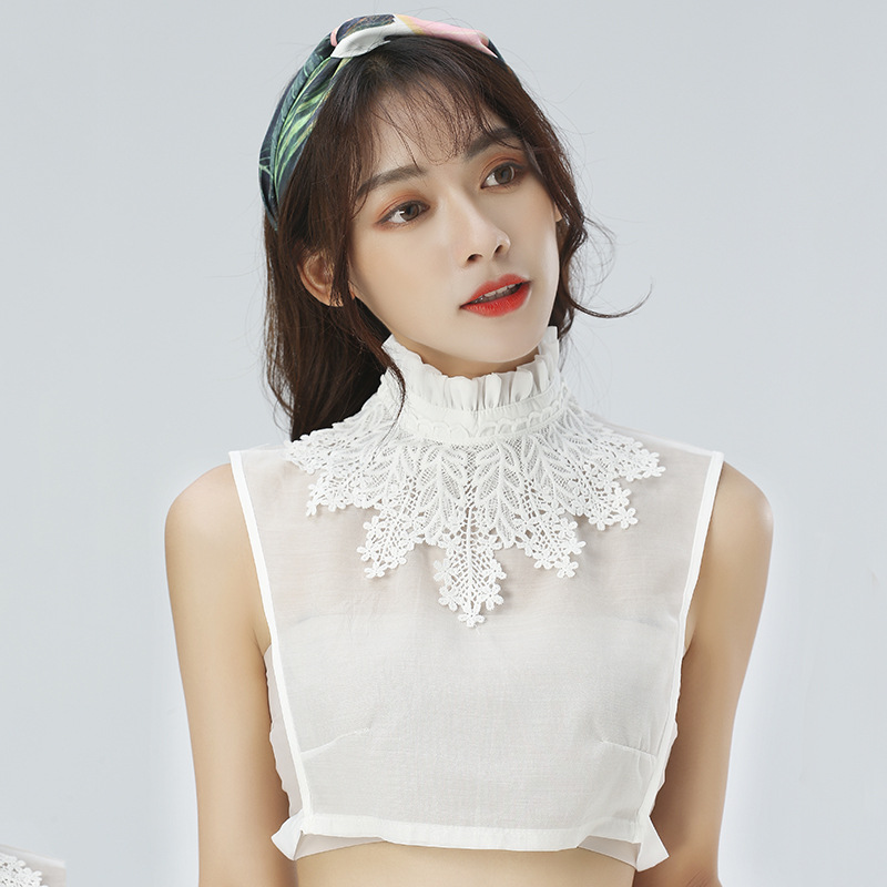 花边秋冬季毛衣韩版女士假领子