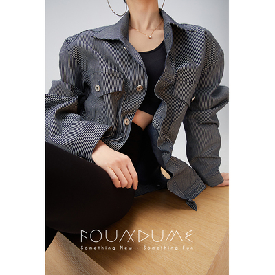 外套中长款夹克外套foundume轻奢