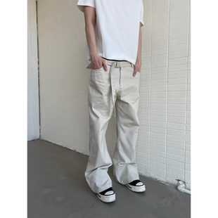 春百搭长裤 KidThe1One美式 复古水洗高级感可调节腰带直筒牛仔裤
