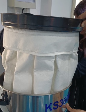 洁能瑞吸尘器配件KS3600用多折式星型尘隔尘袋布袋高效过滤网12折