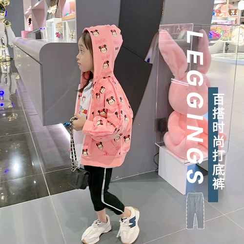 Детские эластичные леггинсы, цветные штаны, в западном стиле, осенние, коллекция 2021