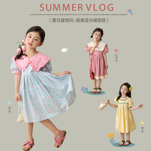 甜美碎花田园Style子连衣裙 05.08新品 夏日女童连衣裙爱上靓妞童装