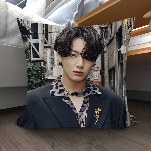 田柾国抱枕明星沙发靠枕周边抱枕定制照片Jung Kook防弹少年团bts