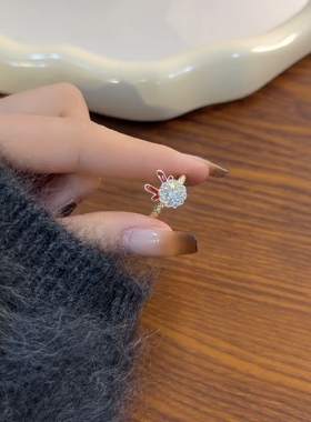 复古旋转小龙戒指女潮