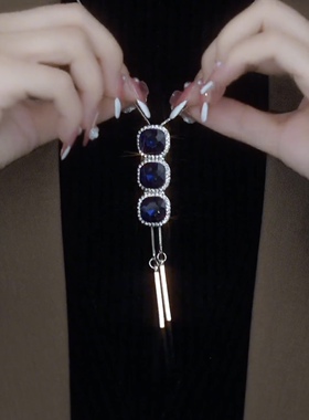 相思豆长款毛衣链女潮