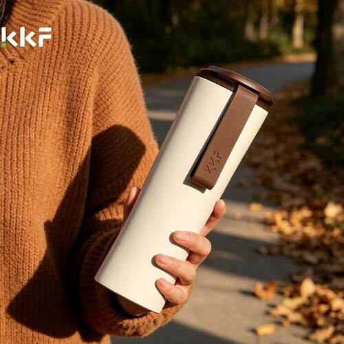 茶水分离大容量保温杯吻吻鱼