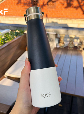 KKF吻吻鱼swag保温杯男女款新款316不锈钢量杯便携户外随行水杯