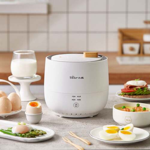 专柜品牌小熊煮蛋器ZDQ-B06R2 蒸蛋器家用自动断电宿舍煮早餐多功