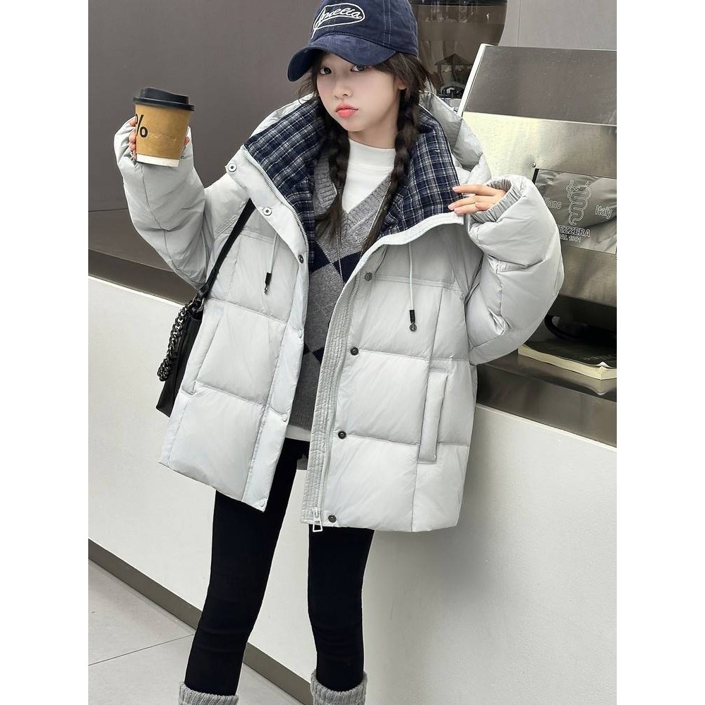 专柜品牌女大童秋冬装棉衣2025新款初中生洋气加厚面包服大童短款,童装/婴儿装/亲子装,羽绒服,淘宝优惠券,粉丝福利购,淘宝优惠卷