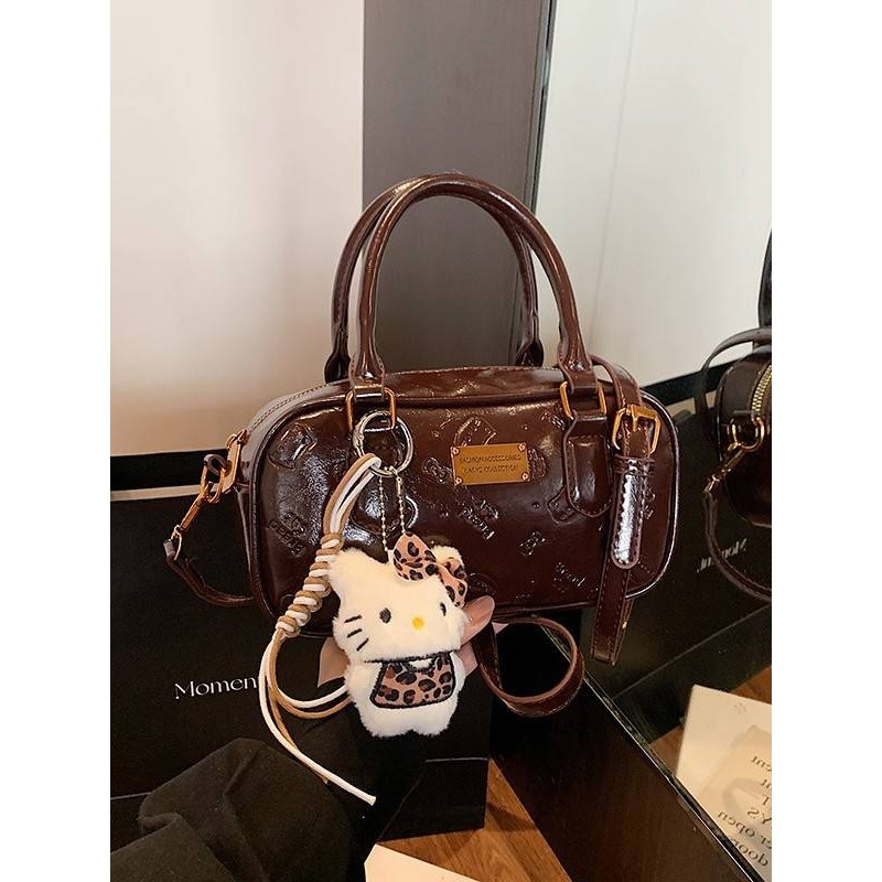 专柜品牌2025秋冬新款简约手提包包撞色女士包包压花小众高级质感,箱包皮具/热销女包/男包,小方包,淘宝优惠券,粉丝福利购,淘宝优惠卷